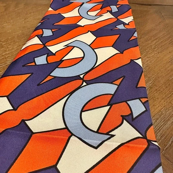 NWT MCM 100% Silk Scarf💎Authentic - Picture 12 of 17